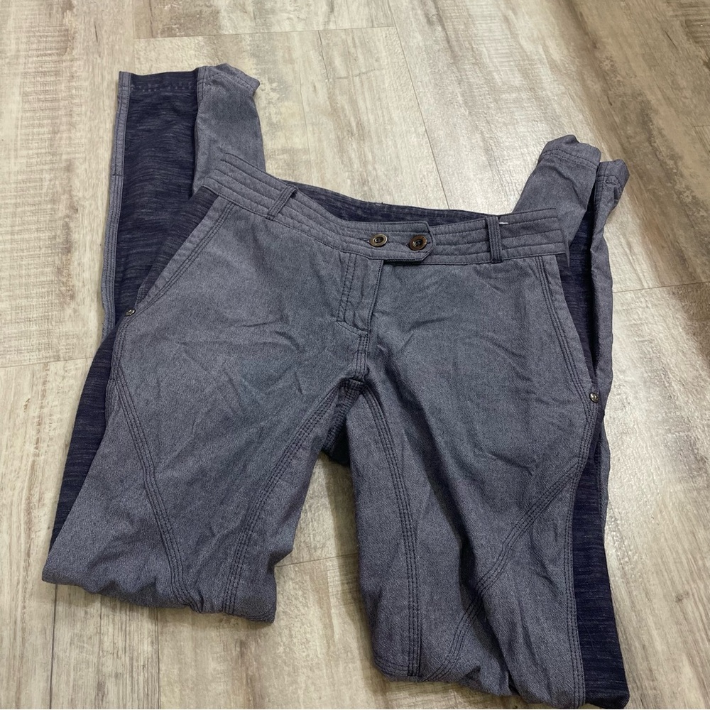 Lululemon Ride On Pant Deep Indigo Blue Two Tone Size 4